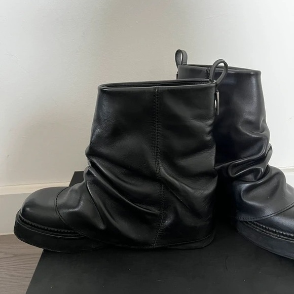 The Attico Black Leather Boots - Picture 5 of 7